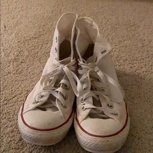 converse chuck taylor all star white high tops